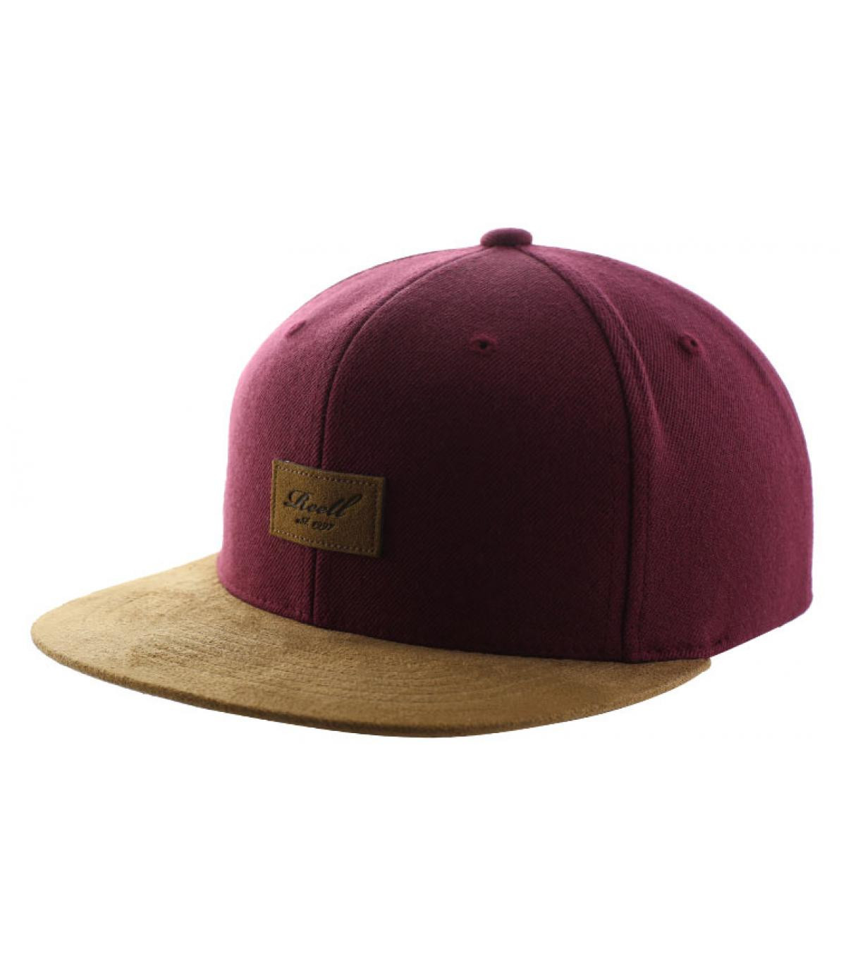 Suede 6 Panel maroon Reell